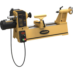 Powermatic - Single Phase 230V 1 hp 14" Swing Variable Bench Lathe - Exact Tool & Supply