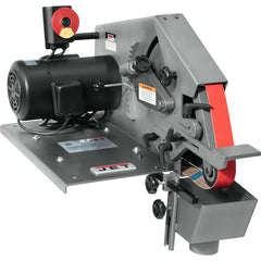 Jet - Belt Grinders; Belt Length (Inch): 72 ; Belt Width (Inch): 2 ; Belt Orientation: Horizontal ; Horsepower (HP): 1 ; Belt Speed (ft/min): 4600.00 ; Phase: 1 - Exact Tool & Supply