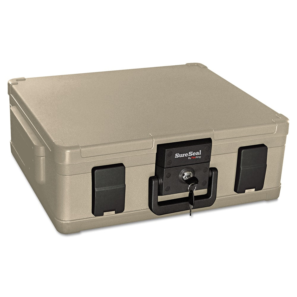 FireKing - Safes; Type: Personal Safe ; Internal Width (Inch): 14-51/64 ; Internal Height (Inch): 3-51/64 ; Internal Depth (Inch): 12 ; External Width (Inch): 19-29/32 ; External Height (Inch): 7-19/64 - Exact Tool & Supply