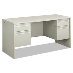 Hon - Credenzas; Type: Credenza ; Number of Drawers: 4.000 ; Length (Inch): 60 ; Height (Inch): 29-1/2 ; Depth (Inch): 24 ; Color: Light Gray - Exact Tool & Supply