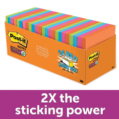 3M - Note Pads, Writing Pads & Notebooks; Writing Pads & Notebook Type: Desk Pad ; Size: 3" x 3" ; Number of Sheets: 70 ; Color: Multi-Color - Exact Tool & Supply