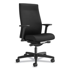 Hon - Swivel & Adjustable Office Chairs; Type: Task Chair ; Color: Black ; Seat Material: Fabric ; Height Range (Inch): 45 ; Depth (Inch): 28-1/2 ; Width (Inch): 28 - Exact Tool & Supply