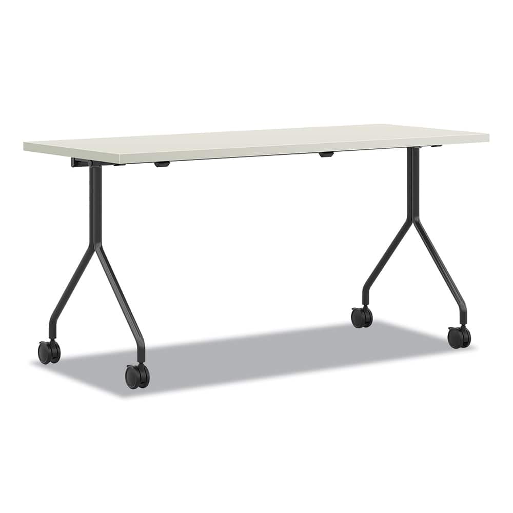 Hon - Stationary Tables; Type: Utility ; Material: High-Pressure Laminate ; Color: Black ; Height (Inch): 29 ; Length (Inch): 24 ; Width (Inch): 48 - Exact Tool & Supply