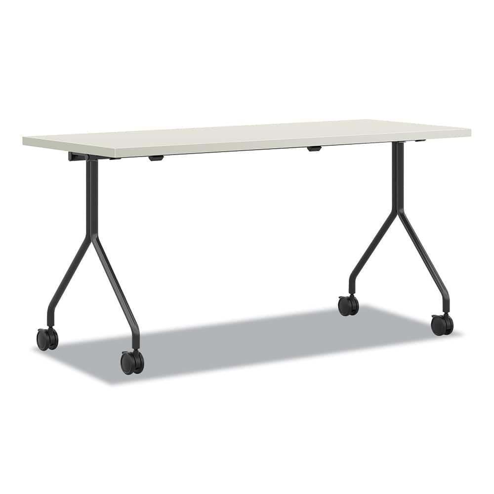 Hon - Stationary Tables; Type: Utility ; Material: High-Pressure Laminate ; Color: Black ; Height (Inch): 29 ; Length (Inch): 24 ; Width (Inch): 72 - Exact Tool & Supply