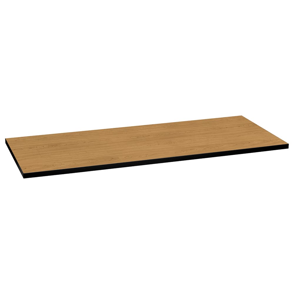 Hon - Stationary Tables; Type: Table Top ; Material: High-Pressure Laminate ; Color: Harvest; Black ; Height (Inch): 1-1/8 ; Length (Inch): 24 ; Width (Inch): 60 - Exact Tool & Supply