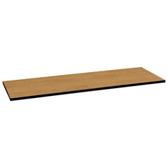 Hon - Stationary Tables; Type: Table Top ; Material: High-Pressure Laminate ; Color: Harvest; Black ; Height (Inch): 1-1/8 ; Length (Inch): 24 ; Width (Inch): 72 - Exact Tool & Supply