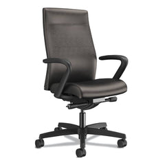 Hon - Swivel & Adjustable Office Chairs; Type: Mid-Back Chair ; Color: Black ; Seat Material: Fabric ; Height Range (Inch): 45 ; Depth (Inch): 28-1/2 ; Width (Inch): 28 - Exact Tool & Supply