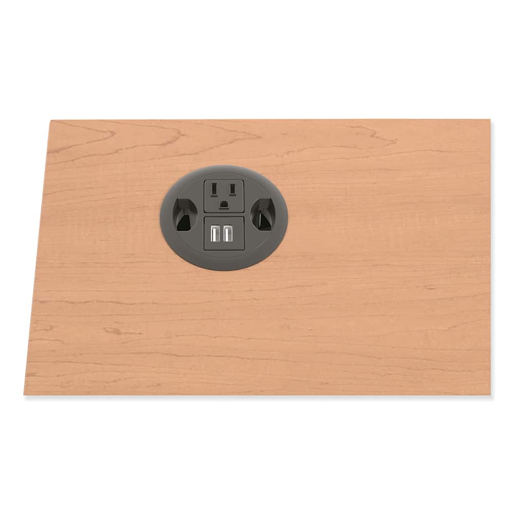 Hon - Office Cubicle Partition Accessories; Type: Three-Prong Grommet ; For Use With: Desktop - Exact Tool & Supply
