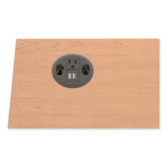 Hon - Office Cubicle Partition Accessories; Type: Three-Prong Grommet ; For Use With: Desktop - Exact Tool & Supply