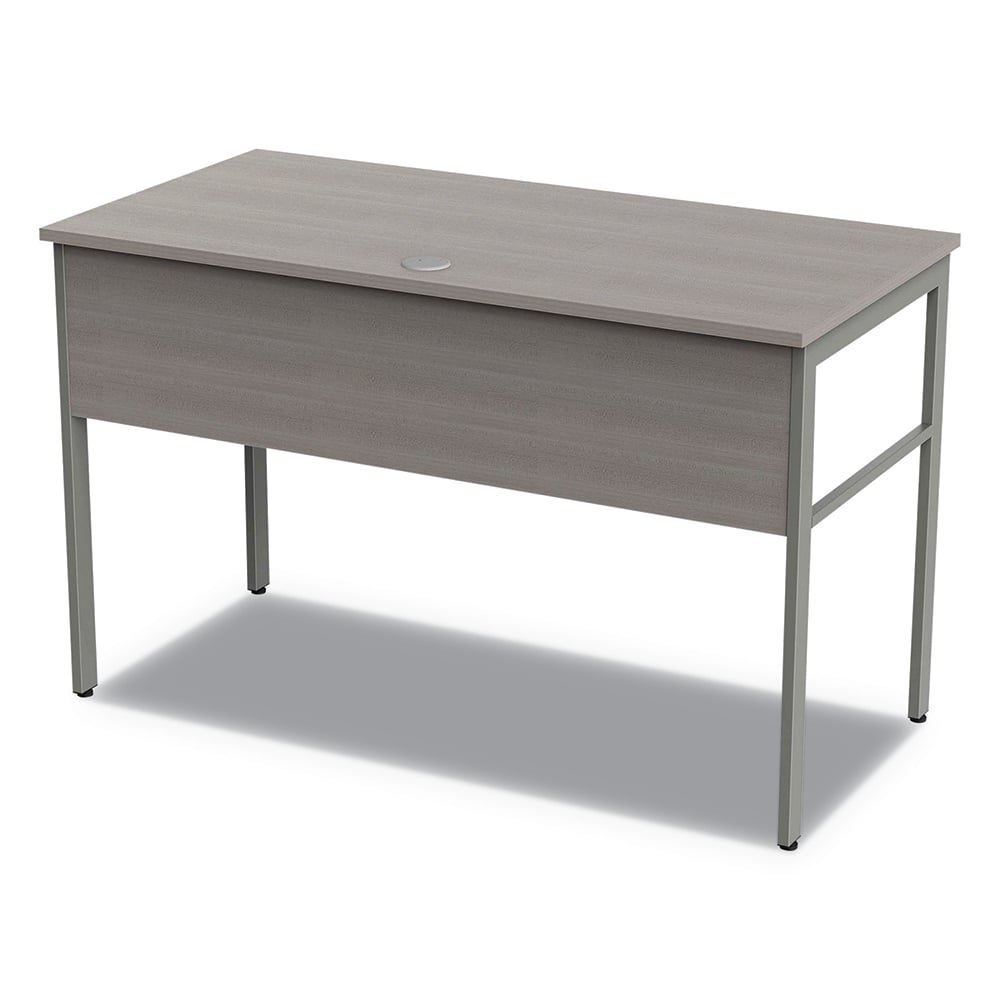 Linea Italia - Office Desks; Type: Workstation ; Center Draw: No ; Color: Ash ; Material: Steel Base; Laminate Worksurface ; Width (Inch): 47-1/4 ; Depth (Inch): 23-3/4 - Exact Tool & Supply
