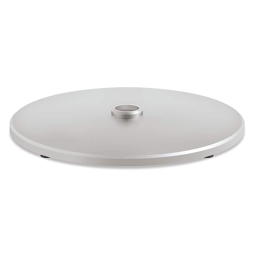 Hon - Stationary Tables; Type: Disc Shroud ; Material: Steel ; Color: Textured Silver ; Diameter (Inch): 32.71 ; Height (Inch): 1-27/64 ; Width (Inch): 32-23/32 - Exact Tool & Supply
