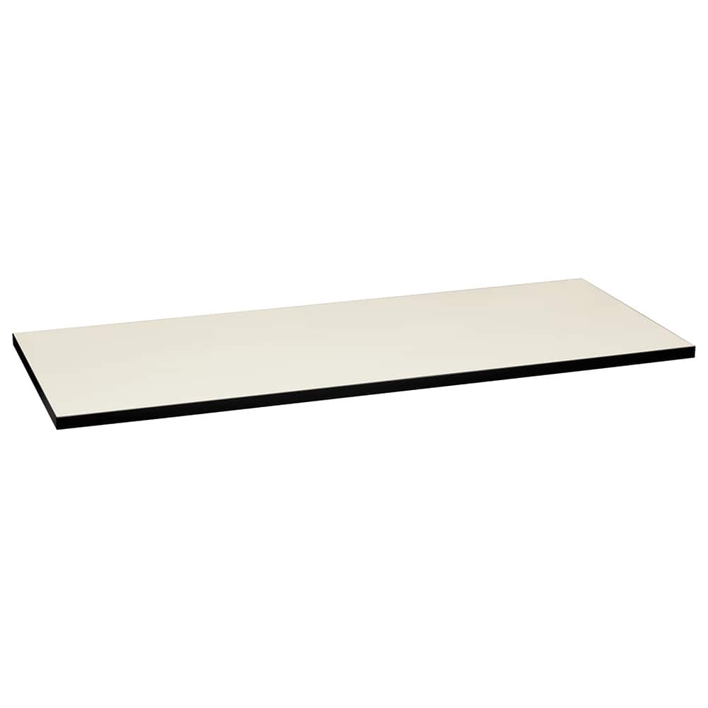 Hon - Stationary Tables; Type: Utility ; Material: High-Pressure Laminate ; Color: Black ; Height (Inch): 1-1/8 ; Length (Inch): 24 ; Width (Inch): 60 - Exact Tool & Supply