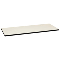 Hon - Stationary Tables; Type: Utility ; Material: High-Pressure Laminate ; Color: Black ; Height (Inch): 1-1/8 ; Length (Inch): 24 ; Width (Inch): 60 - Exact Tool & Supply