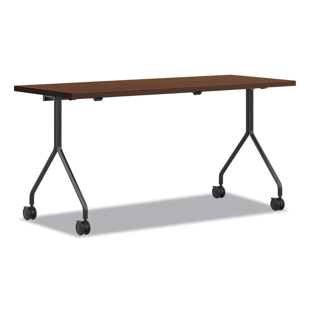 Hon - Stationary Tables; Type: Utility ; Material: High-Pressure Laminate ; Color: Shaker Cherry; Black ; Height (Inch): 29 ; Length (Inch): 24 ; Width (Inch): 72 - Exact Tool & Supply