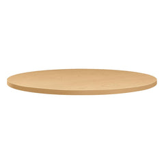 Hon - Stationary Tables; Type: Table Top ; Material: High-Pressure Laminate ; Color: Natural Maple ; Diameter (Inch): 36 ; Height (Inch): 1-1/8 ; Width (Inch): 36 - Exact Tool & Supply