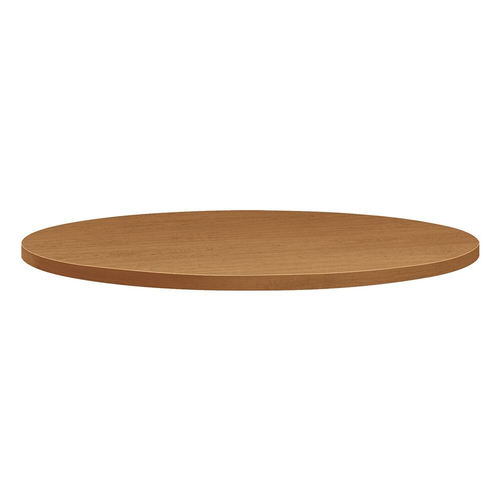 Hon - Stationary Tables; Type: Table Top ; Material: High-Pressure Laminate ; Color: Harvest ; Diameter (Inch): 42 ; Height (Inch): 1-1/8 ; Width (Inch): 42 - Exact Tool & Supply