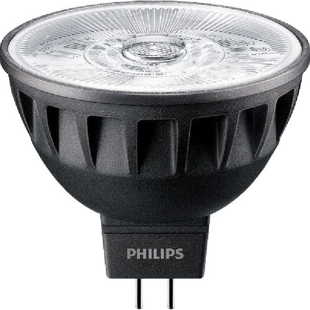 Philips - Lamps & Light Bulbs; Lamp Technology: LED ; Lamps Style: Commercial/Industrial ; Lamp Type: MR16 ; Wattage Equivalent Range: 1-19 ; Actual Wattage: 6.5 ; Base Style: Bi-Pin - Exact Tool & Supply
