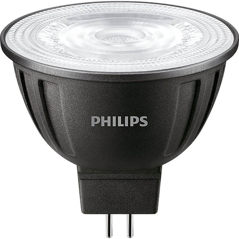 Philips - Lamps & Light Bulbs; Lamp Technology: LED ; Lamps Style: Commercial/Industrial ; Lamp Type: MR16 ; Wattage Equivalent Range: 1-19 ; Actual Wattage: 8.5 ; Base Style: Bi-Pin - Exact Tool & Supply