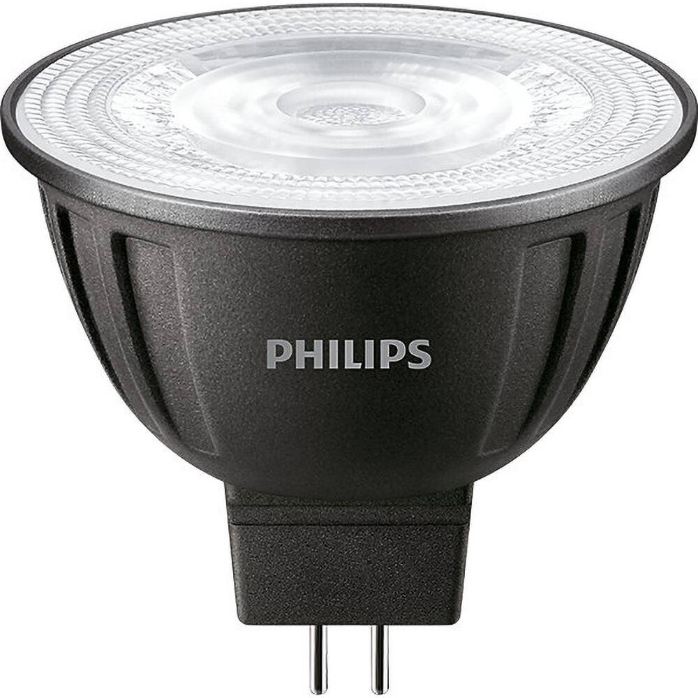 Philips - Lamps & Light Bulbs; Lamp Technology: LED ; Lamps Style: Commercial/Industrial ; Lamp Type: MR16 ; Wattage Equivalent Range: 1-19 ; Actual Wattage: 8.5 ; Base Style: Bi-Pin - Exact Tool & Supply