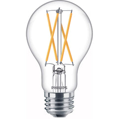 Philips - Lamps & Light Bulbs; Lamp Technology: LED ; Lamps Style: Residential/Office ; Lamp Type: A19 ; Wattage Equivalent Range: 1-19 ; Actual Wattage: 5 ; Base Style: Medium Screw - Exact Tool & Supply