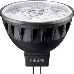 Philips - Lamps & Light Bulbs; Lamp Technology: LED ; Lamps Style: Commercial/Industrial ; Lamp Type: MR16 ; Wattage Equivalent Range: 1-19 ; Actual Wattage: 7.8 ; Base Style: Bi-Pin - Exact Tool & Supply