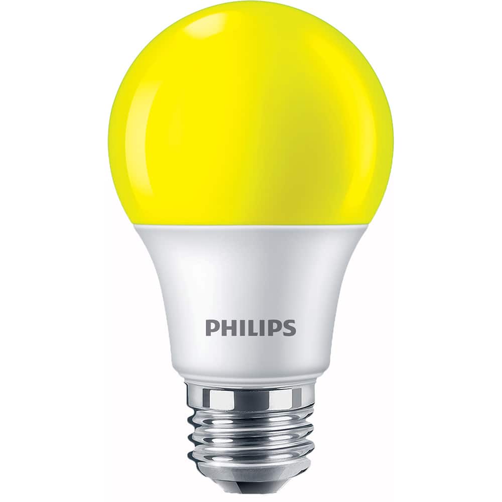 Philips - Lamps & Light Bulbs; Lamp Technology: LED ; Lamps Style: Residential/Office ; Lamp Type: A19 ; Wattage Equivalent Range: 1-19 ; Actual Wattage: 8 ; Base Style: Medium Bi-Pin - Exact Tool & Supply