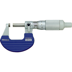 ‎0-25 mm Measuring Range-0.001 mm Graduation - Ratchet Thimble - Carbide Face - Outside Micrometer - Exact Tool & Supply