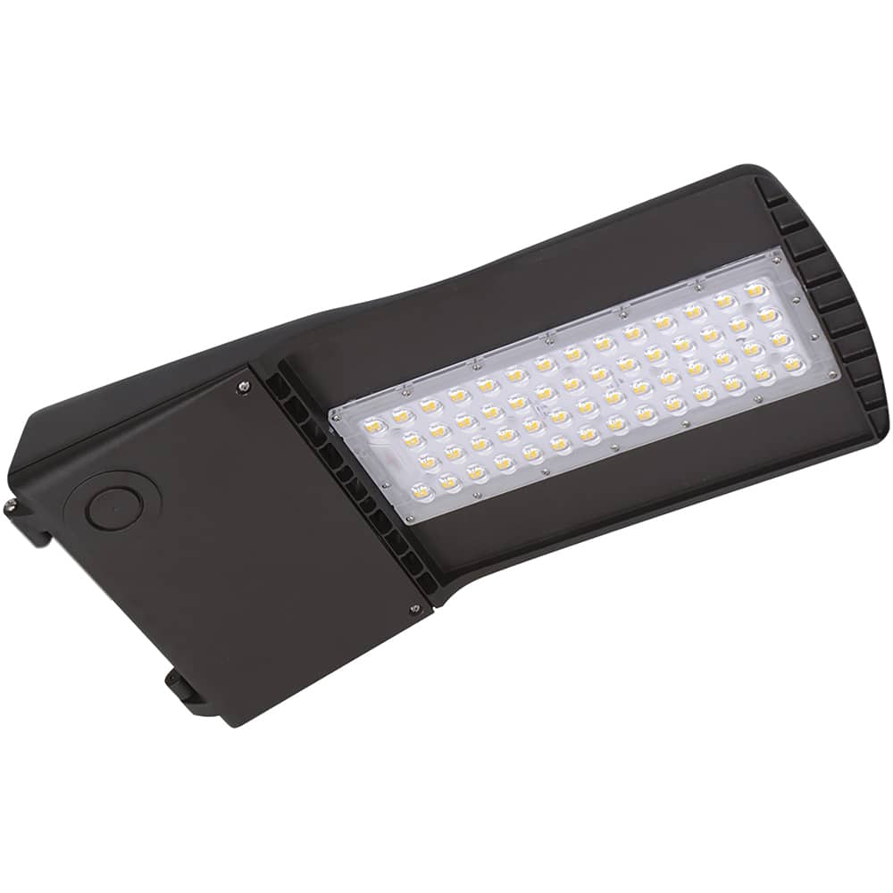 Philips - Parking Lot & Roadway Lights; Fixture Type: Area Light; General Purpose; Parking Lot Light ; Lamp Type: Integrated LED ; Lens Material: Glass ; Lamp Base Type: Integrated LED ; Mounting Type: Arm Mount ; Voltage: 120-277 V - Exact Tool & Supply