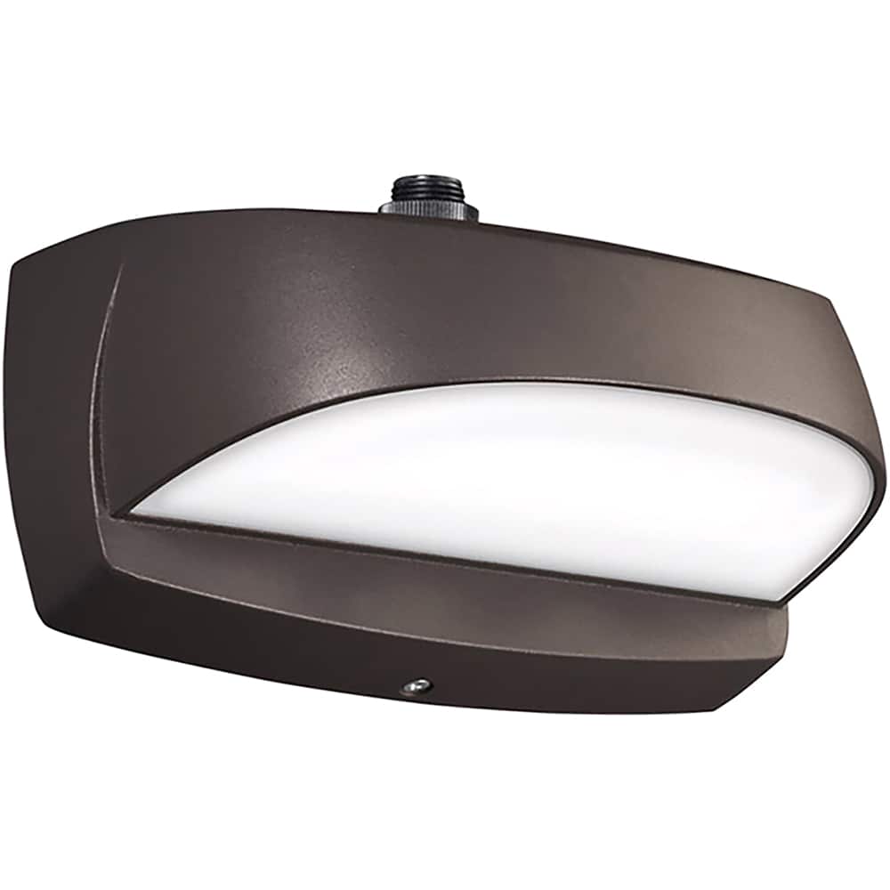 Philips - Wall Pack Light Fixtures; Lamp Type: Integrated LED ; Wattage: 10 ; Voltage: 120-277 V ; Housing Material: Die-Cast Aluminum ; Lumens: 1050 ; Color Temperature (K): 4000 - Exact Tool & Supply