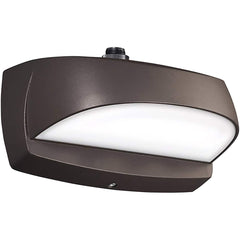 Philips - Wall Pack Light Fixtures; Lamp Type: Integrated LED ; Wattage: 10 ; Voltage: 120-277 V ; Housing Material: Die-Cast Aluminum ; Lumens: 1050 ; Color Temperature (K): 4000 - Exact Tool & Supply