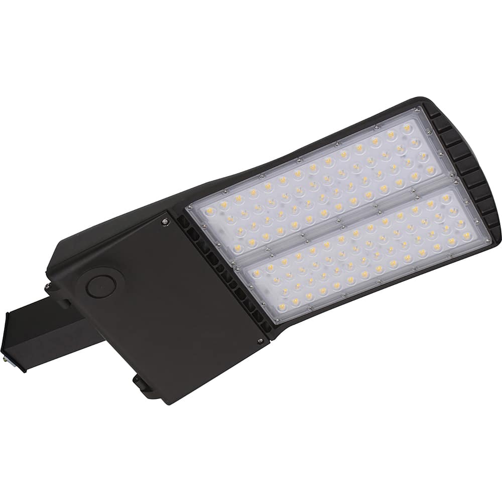Philips - Parking Lot & Roadway Lights; Fixture Type: Area Light; General Purpose; Parking Lot Light ; Lamp Type: Integrated LED ; Lens Material: Glass ; Lamp Base Type: Integrated LED ; Mounting Type: Arm Mount ; Voltage: 120-277 V - Exact Tool & Supply