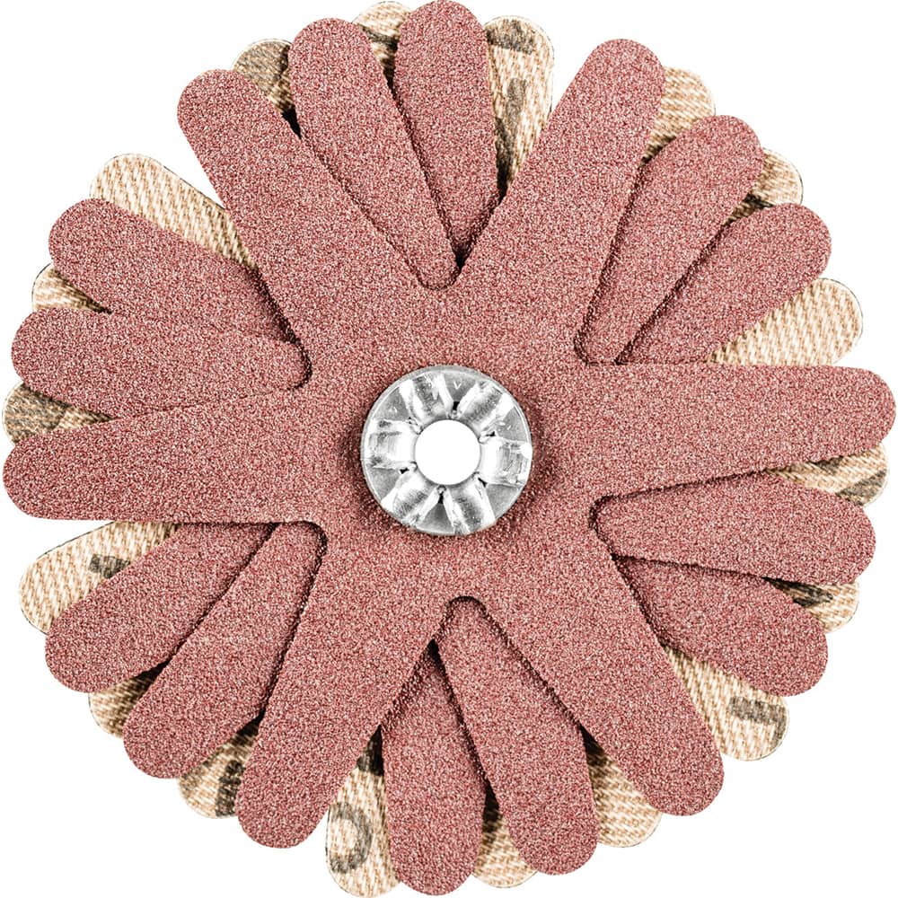 PFERD - Sanding Stars; Abrasive Type: Coated ; Abrasive Material: Aluminum Oxide ; Star Diameter (Inch): 2-1/4 ; Grit: 180 ; Grade: Fine ; Connector Type: Arbor - Exact Tool & Supply