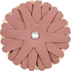 PFERD - Sanding Stars; Abrasive Type: Coated ; Abrasive Material: Aluminum Oxide ; Star Diameter (Inch): 4 ; Grit: 180 ; Grade: Fine ; Connector Type: Arbor - Exact Tool & Supply