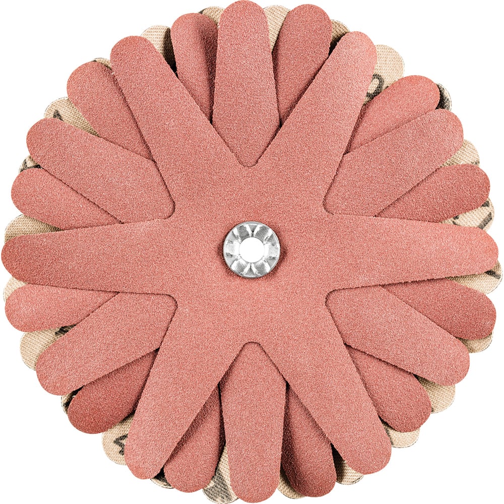 PFERD - Sanding Stars; Abrasive Type: Coated ; Abrasive Material: Aluminum Oxide ; Star Diameter (Inch): 4 ; Grit: 240 ; Grade: Very Fine ; Connector Type: Arbor - Exact Tool & Supply