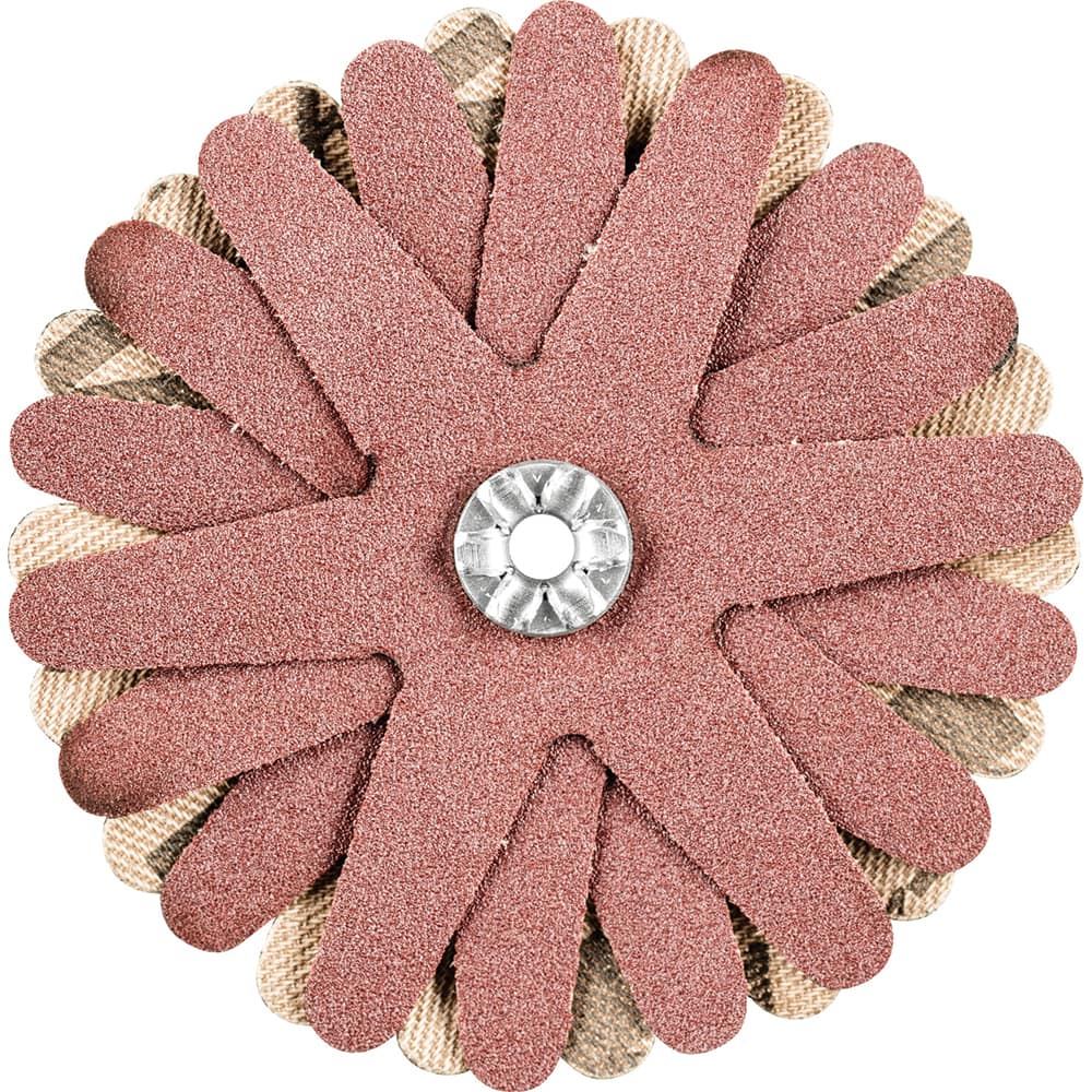 PFERD - Sanding Stars; Abrasive Type: Coated ; Abrasive Material: Aluminum Oxide ; Star Diameter (Inch): 2-3/4 ; Grit: 180 ; Grade: Fine ; Connector Type: Arbor - Exact Tool & Supply