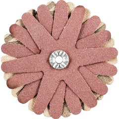 PFERD - Sanding Stars; Abrasive Type: Coated ; Abrasive Material: Aluminum Oxide ; Star Diameter (Inch): 2-3/4 ; Grit: 180 ; Grade: Fine ; Connector Type: Arbor - Exact Tool & Supply
