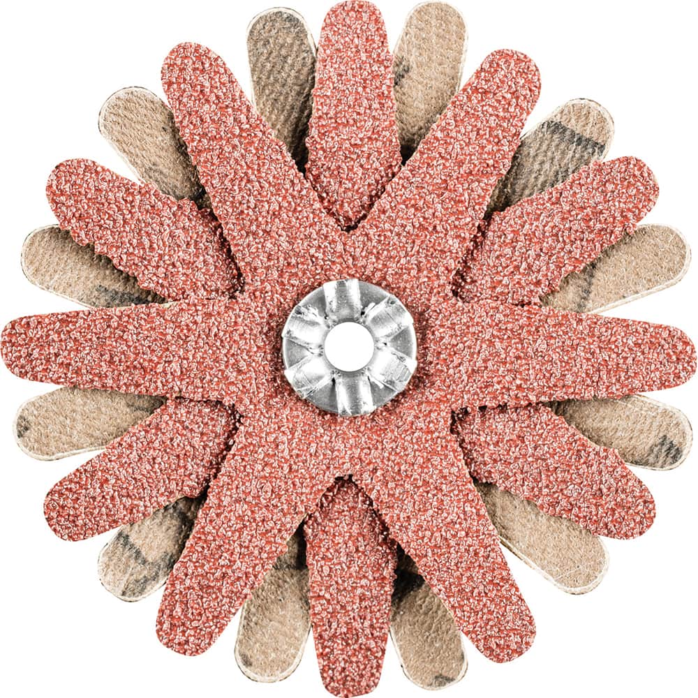 PFERD - Sanding Stars; Abrasive Type: Coated ; Abrasive Material: Aluminum Oxide ; Star Diameter (Inch): 2-1/4 ; Grit: 60 ; Grade: Coarse ; Connector Type: Arbor - Exact Tool & Supply