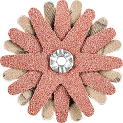 PFERD - Sanding Stars; Abrasive Type: Coated ; Abrasive Material: Aluminum Oxide ; Star Diameter (Inch): 2-1/4 ; Grit: 60 ; Grade: Coarse ; Connector Type: Arbor - Exact Tool & Supply