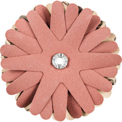 PFERD - Sanding Stars; Abrasive Type: Coated ; Abrasive Material: Aluminum Oxide ; Star Diameter (Inch): 3-1/2 ; Grit: 240 ; Grade: Very Fine ; Connector Type: Arbor - Exact Tool & Supply
