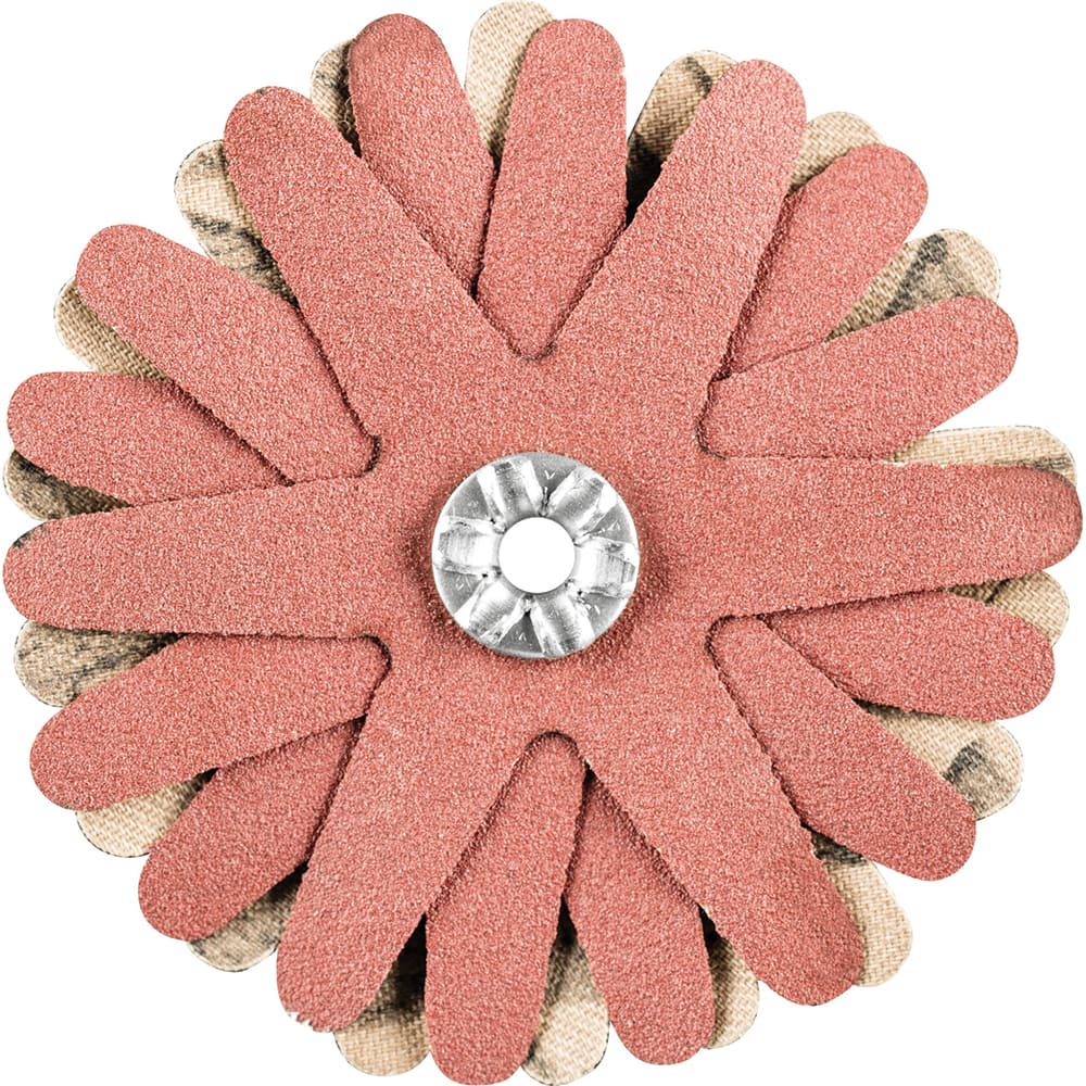 PFERD - Sanding Stars; Abrasive Type: Coated ; Abrasive Material: Aluminum Oxide ; Star Diameter (Inch): 2-1/4 ; Grit: 240 ; Grade: Very Fine ; Connector Type: Arbor - Exact Tool & Supply