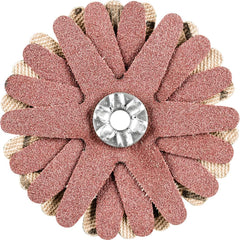 PFERD - Sanding Stars; Abrasive Type: Coated ; Abrasive Material: Aluminum Oxide ; Star Diameter (Inch): 2 ; Grit: 180 ; Grade: Fine ; Connector Type: Arbor - Exact Tool & Supply