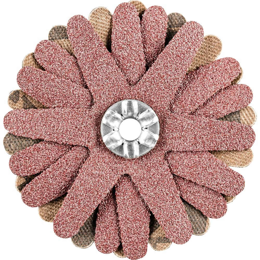 PFERD - Sanding Stars; Abrasive Type: Coated ; Abrasive Material: Aluminum Oxide ; Star Diameter (Inch): 2 ; Grit: 120 ; Grade: Fine ; Connector Type: Arbor - Exact Tool & Supply