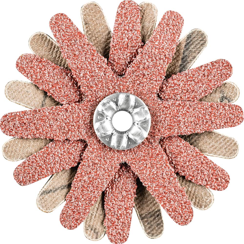 PFERD - Sanding Stars; Abrasive Type: Coated ; Abrasive Material: Aluminum Oxide ; Star Diameter (Inch): 2 ; Grit: 60 ; Grade: Coarse ; Connector Type: Arbor - Exact Tool & Supply