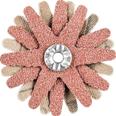 PFERD - Sanding Stars; Abrasive Type: Coated ; Abrasive Material: Aluminum Oxide ; Star Diameter (Inch): 2 ; Grit: 60 ; Grade: Coarse ; Connector Type: Arbor - Exact Tool & Supply