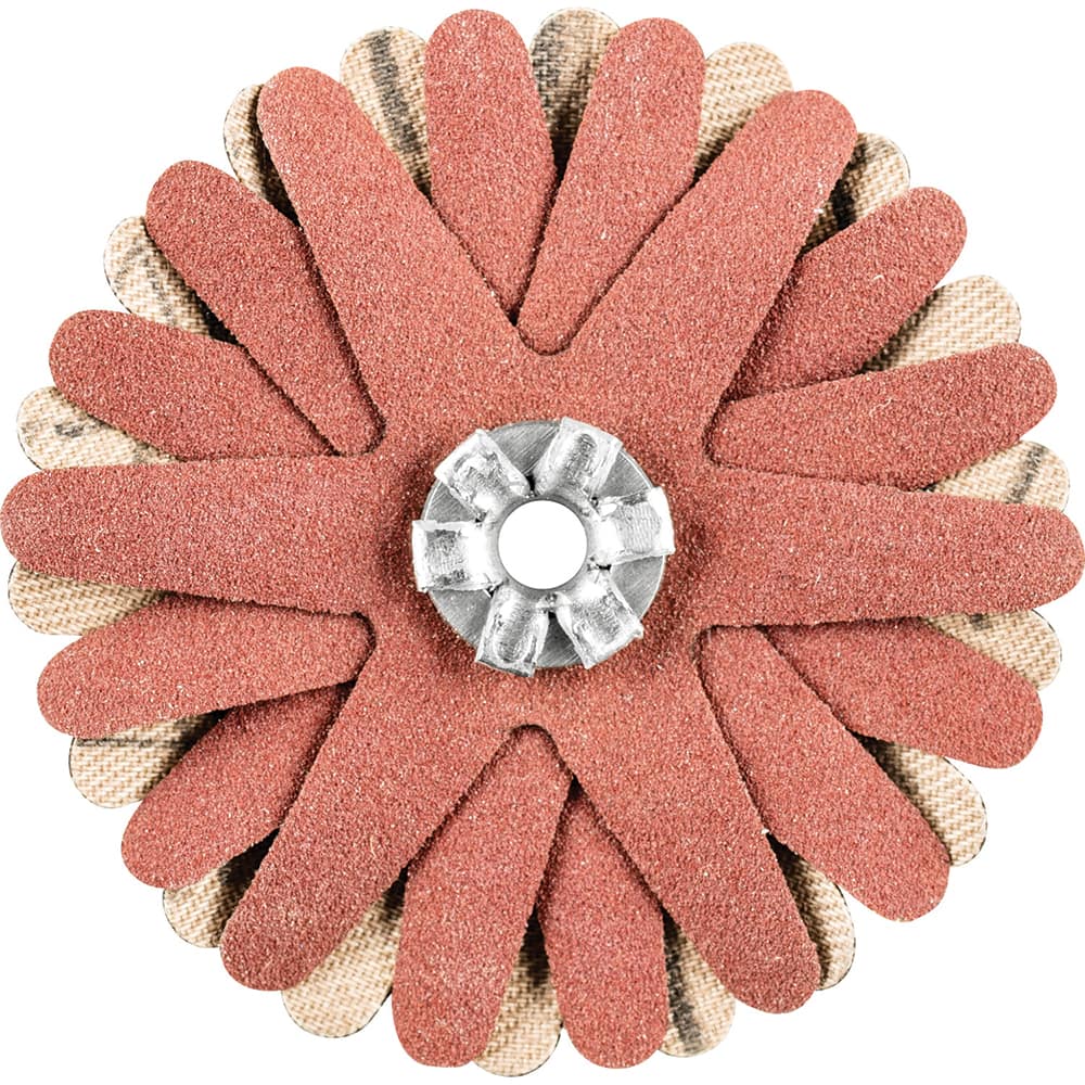 PFERD - Sanding Stars; Abrasive Type: Coated ; Abrasive Material: Aluminum Oxide ; Star Diameter (Inch): 2 ; Grit: 320 ; Grade: Extra Fine ; Connector Type: Arbor - Exact Tool & Supply