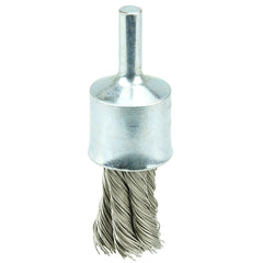1/2″ Diameter - Knot Type Stainless End Brush - Exact Tool & Supply