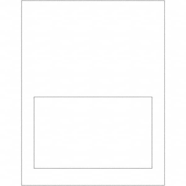 Tape Logic - Pack of (100) 7" x 4-1/4" White Paper Laser Labels - Exact Tool & Supply