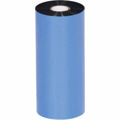 Value Collection - 6-1/2" x 1476' Black Wax/Resin Thermal Transfer Ribbon - Exact Tool & Supply