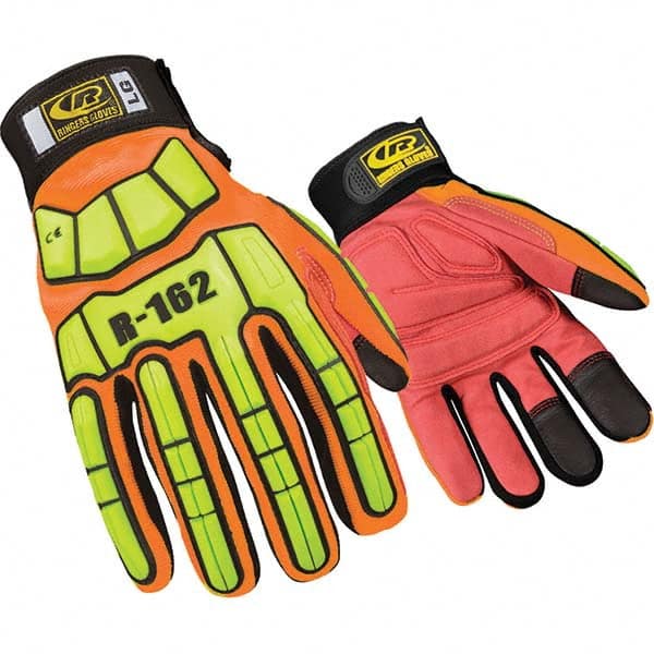 Ringers Gloves - Size 3XL (13) Spandex High Visibility Work Gloves - Exact Tool & Supply