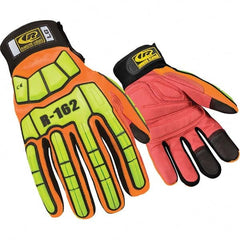 Ringers Gloves - Size 3XL (13) Spandex High Visibility Work Gloves - Exact Tool & Supply